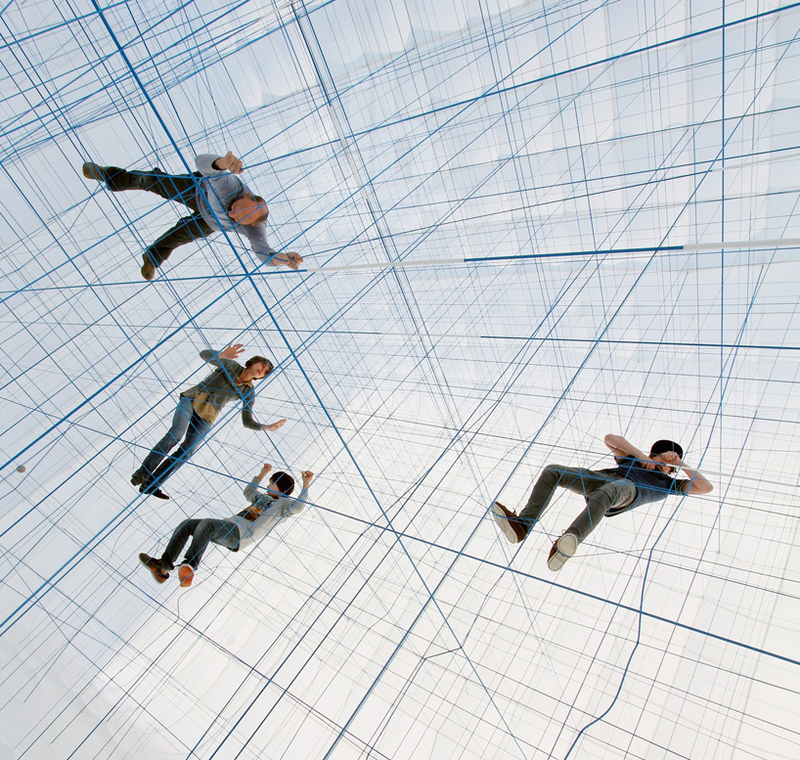 Illustration for article titled Weird giant room full of strings or inter-dimensional jail, you decide